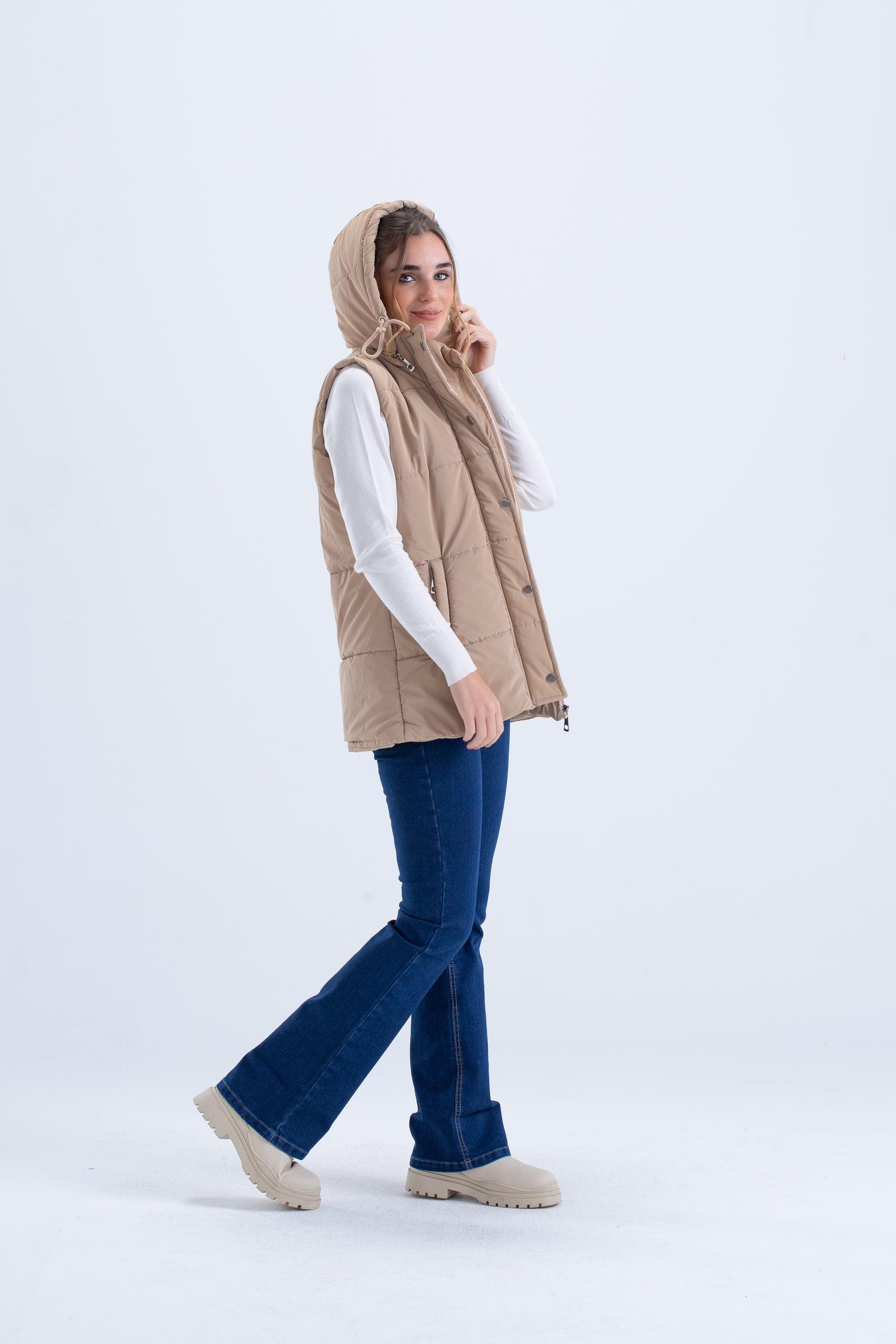 Waterproof Puffer Vest Jacket - Carina - كارينا